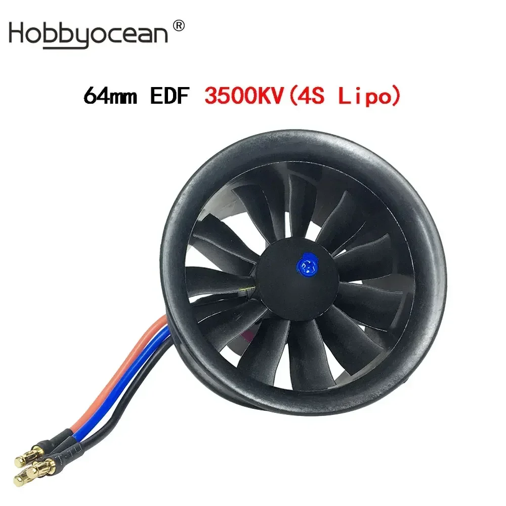 High-Performance EDF Ducted Fan with ESC for RC Jet Airplanes - Premium Spare Parts