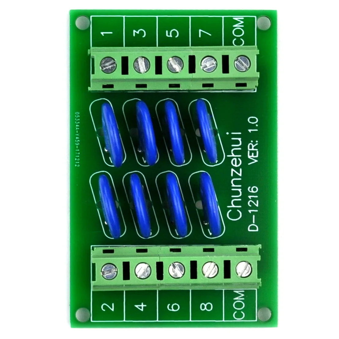 

Chunzehui 8 Channels Common 275V SIOV Metal Oxide Varistor Interface Module, Surge Suppressor Protection SPD Board.