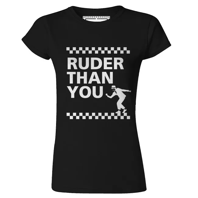 Женская футболка Ruder Than You 2 Tone, специальное предложение, безумие, выбор грубой девушки