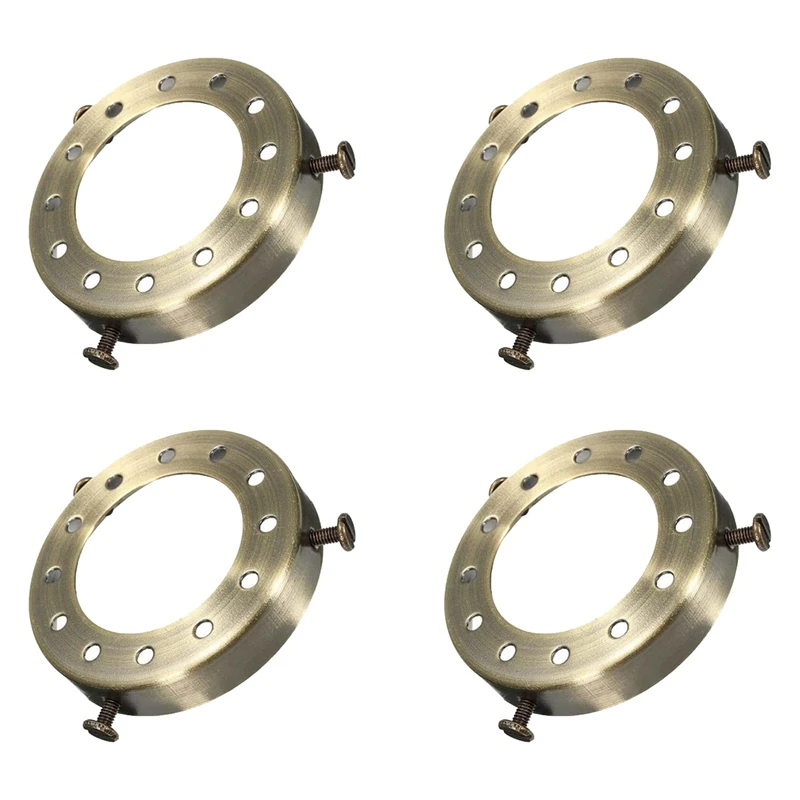 

4Pcs Lamp Fitter Retro Pendant Light Holder Chandelier Wall Lamp Accessories 70X13mm/2.76X0.51In