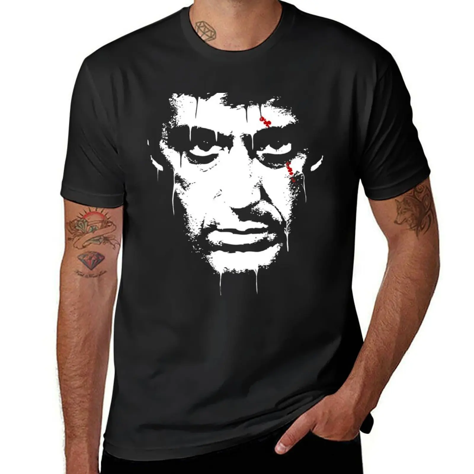 

Незаменимая футболка Scarface для мальчиков, белая Эстетическая одежда, винтажная Мужская футболка на заказ