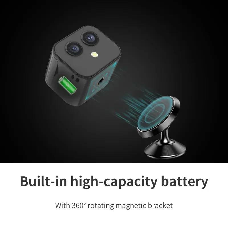 

D3 Mobile Phone Wireless Intercom Monitoring Camcorder HD 4K Mini Wireless WiFi Dual Camera Network Camera Remote Two-way