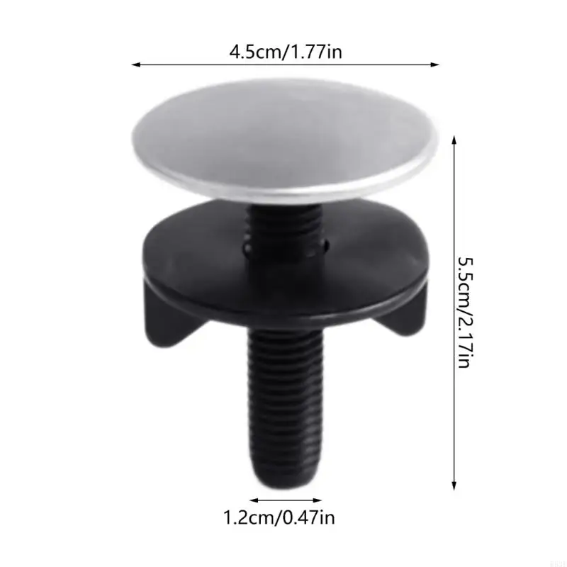 Multipurpose Kitchen Supplies Sink Sturdy Stainless Steel Hole Plugs Brushed Finish Universal Size Leak Stoppers