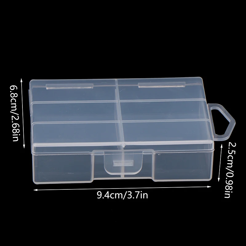 Home-X - Clear Battery Storage Cases (Set Of 4), Stores And - View #4
