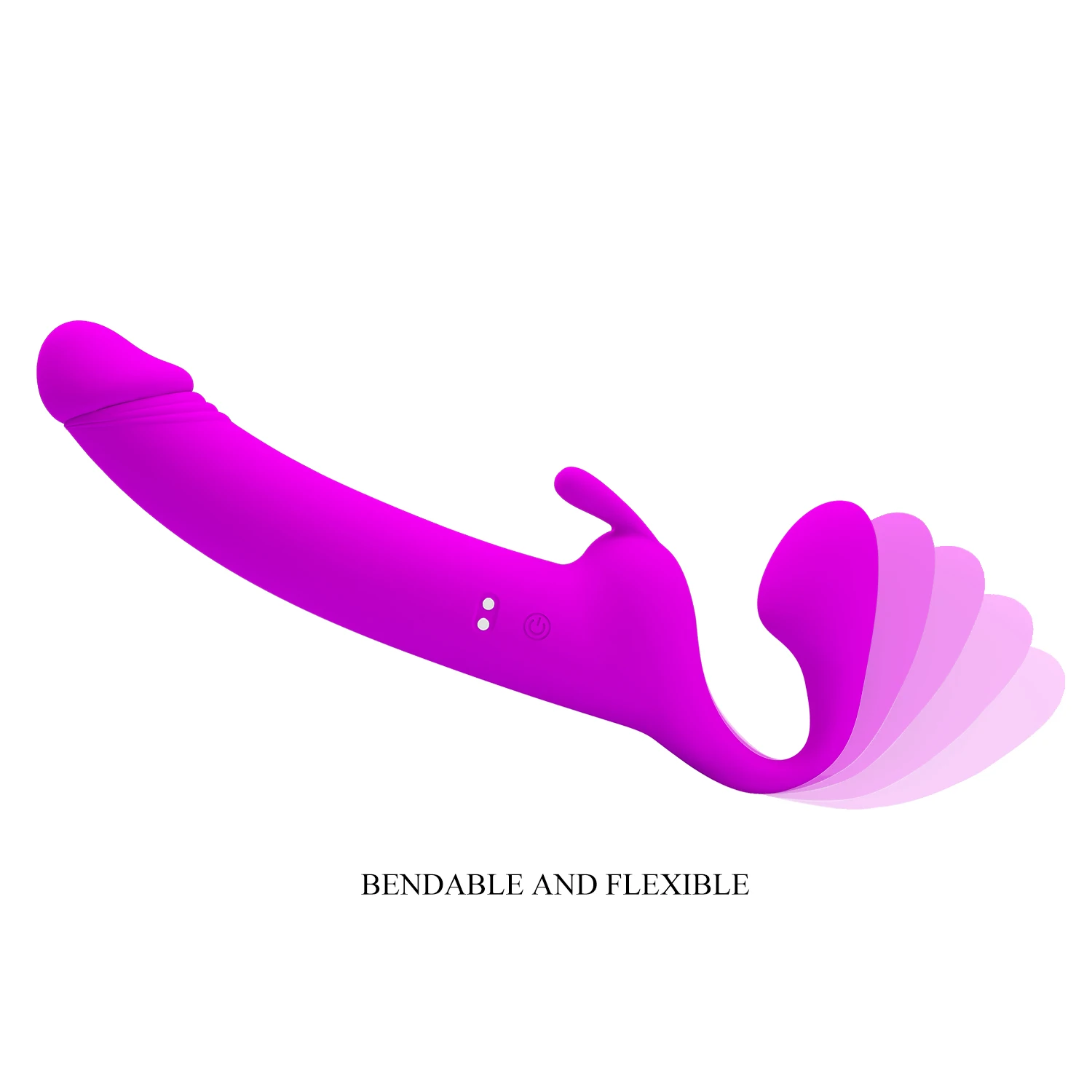 10 speed Strap on vibrator thumping function Lesbian dildos vibrator for women double penetration Pretty Love