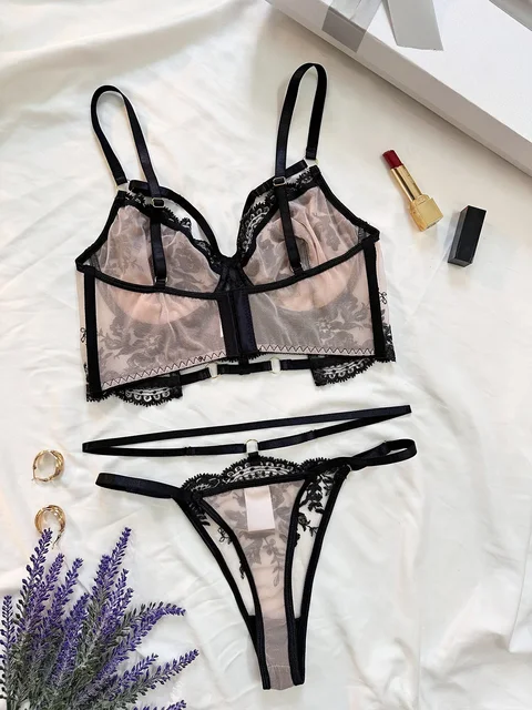Embroidery Lingerie Set 13