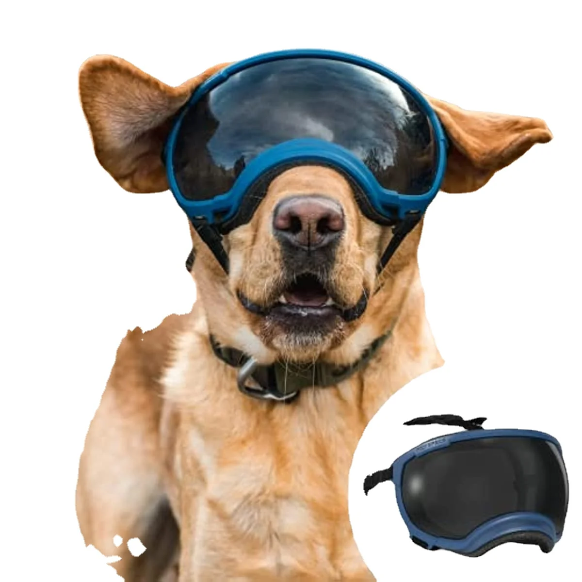 ATUBAN Dog Goggles Anti UV Strong Impact Resistance Adjustable Elastic Puppy Large Breed Dog Goggles Breathable Pet Sunglasses pet sunglasses
