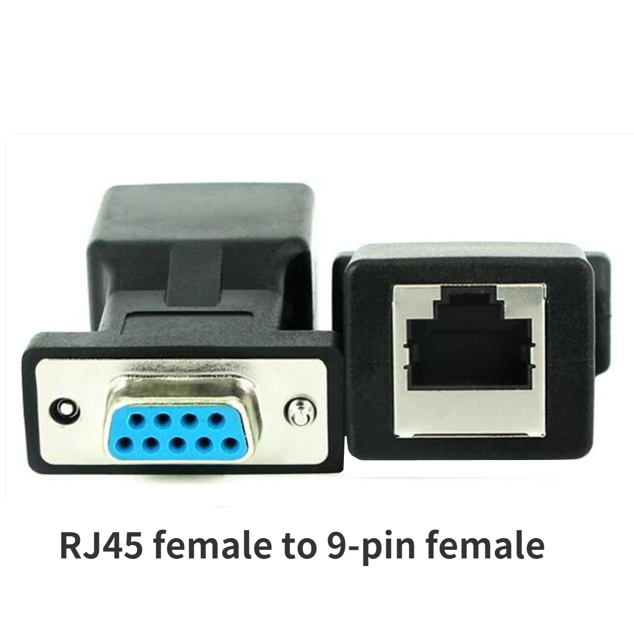 RJ45-9 핀 암 어댑터, RJ45-DB9pin male DB9 female RJ45-RS232 네트워크 포트-직렬 포트 DB9 핀