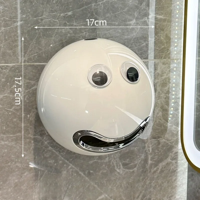 High Quality Smiley Face Tissue Box Light Luxury Home Living Room Desktop Tissue Holder Kitchen Storage Home Decoraction Luxury 5