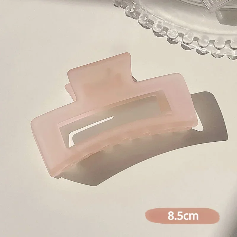 Elegant Transparent Hair Claw Clip for Women and Girls - 2023 Edition