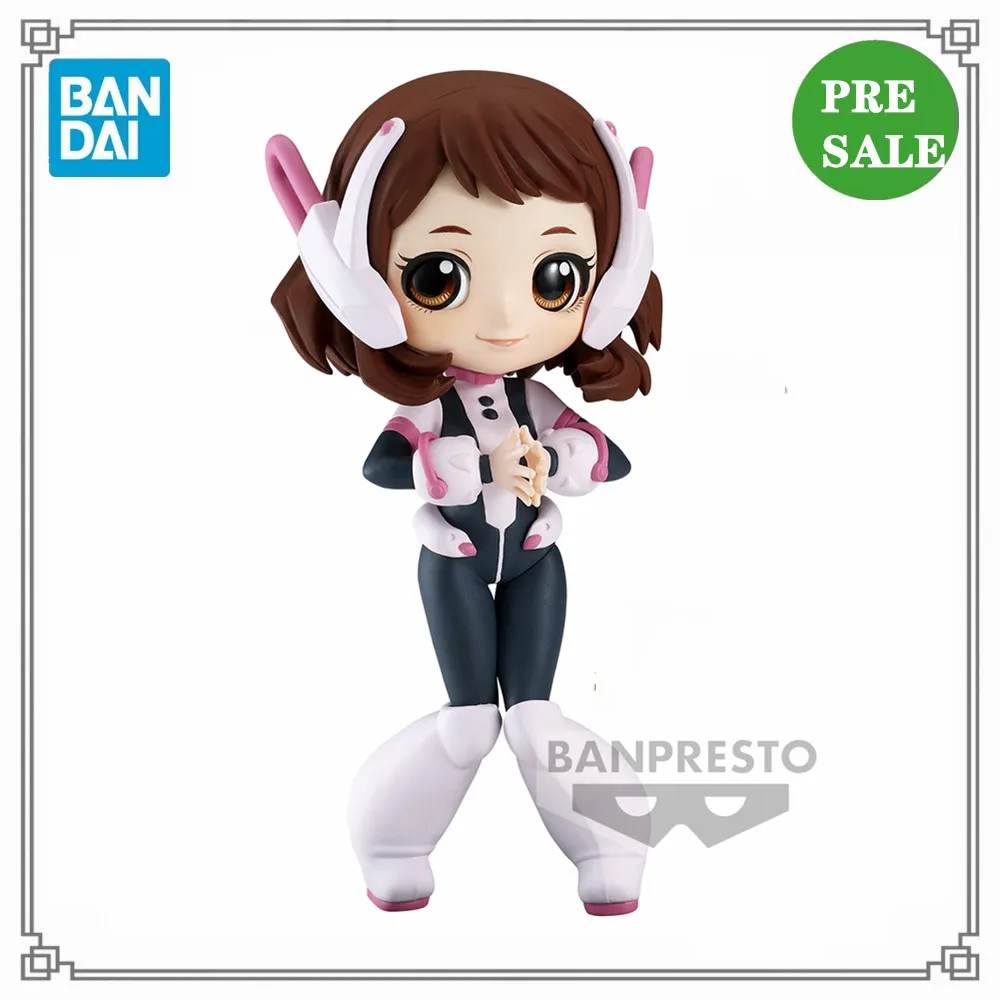 

Мой герой Академия Q posket-OCHACO urarakaii оригинальная Аниме ПВХ экшн-фигурка удивительные герои игрушки для детей Коллекция 13 см