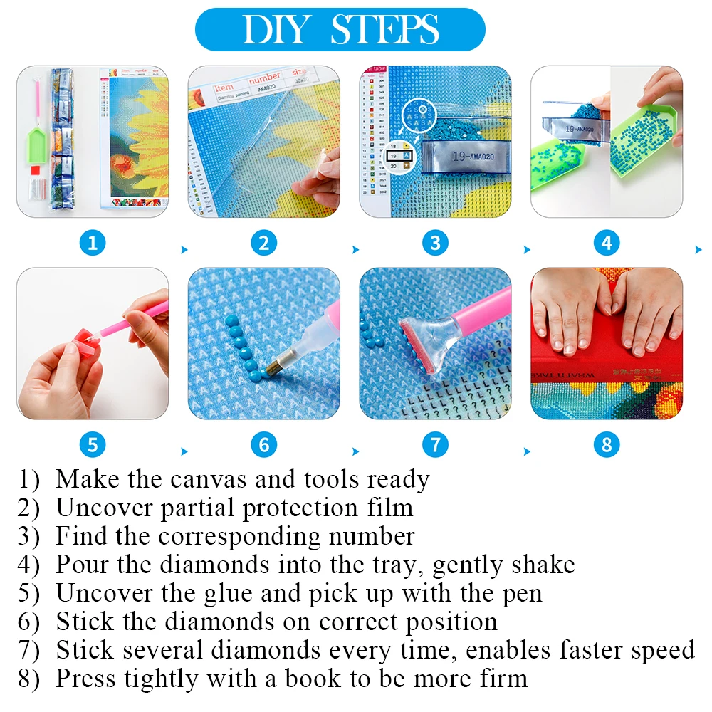  YSUNETER Golden Girls Diamond Art Painting Kits For