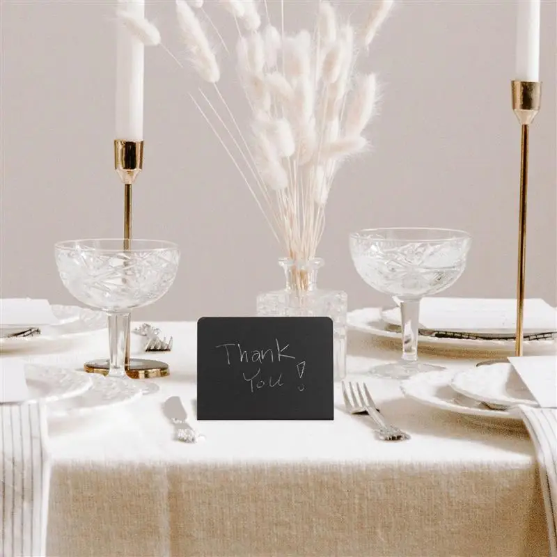 Sign Chalkboard Signs Food Mini Board et Party Chalkboards Labels Message Blackboard Chalk Table Display Price Tabletop