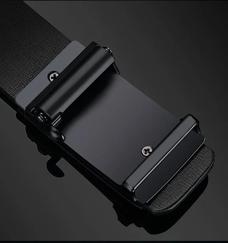 2024 Top Quality Famous Brand Belt Men Genuine Luxury Leather Casual Fashion Belts for Men Strap Male Metal Automatic Buckle