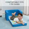 Flip-Out Chair - 2-in-1 Convertible Sofa to Lounger for Kids 4
