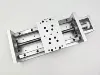 ZBX150 200mm CNC Linear Stage Motion Actuator X/Y/Z Axis Cross Sliding Table Double Linear Slide Rail Guide 1605 Ballscrew 1