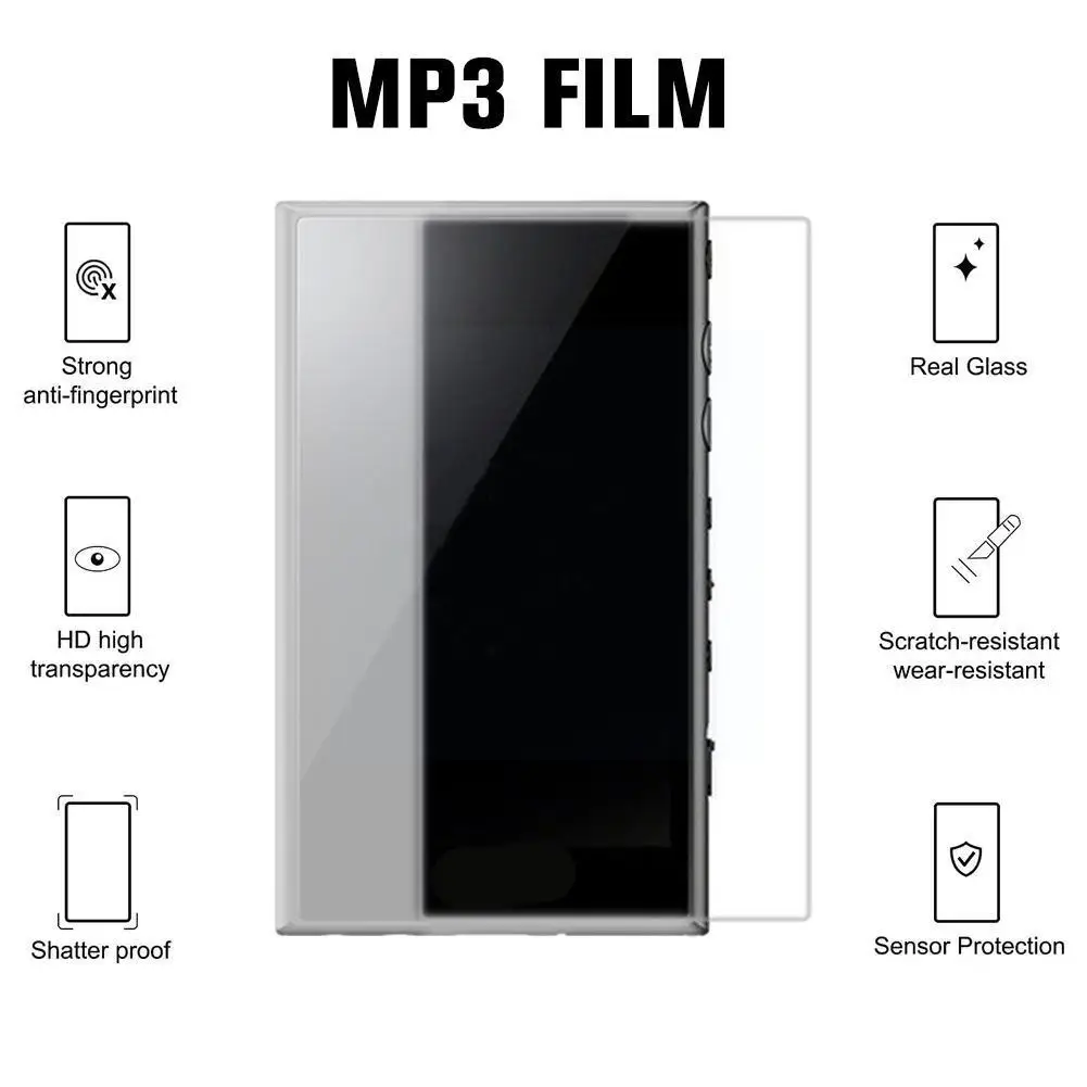 Pellicola Salvaschermo In Vetro Temperato Ultra Protettivo Per Sony Walkman Serie Nw-A300 Nw-A306 Nw-A307 C5D3
