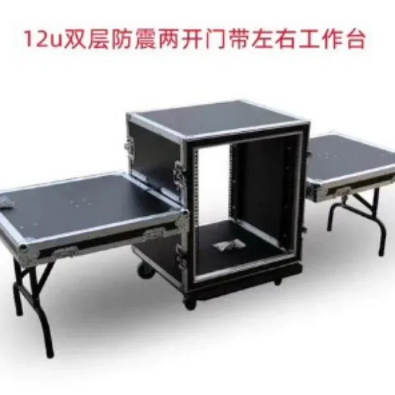 for 12u Rack Case with 2 Push Door/12u Amp Rack Case/road Ready Flight Cases 2