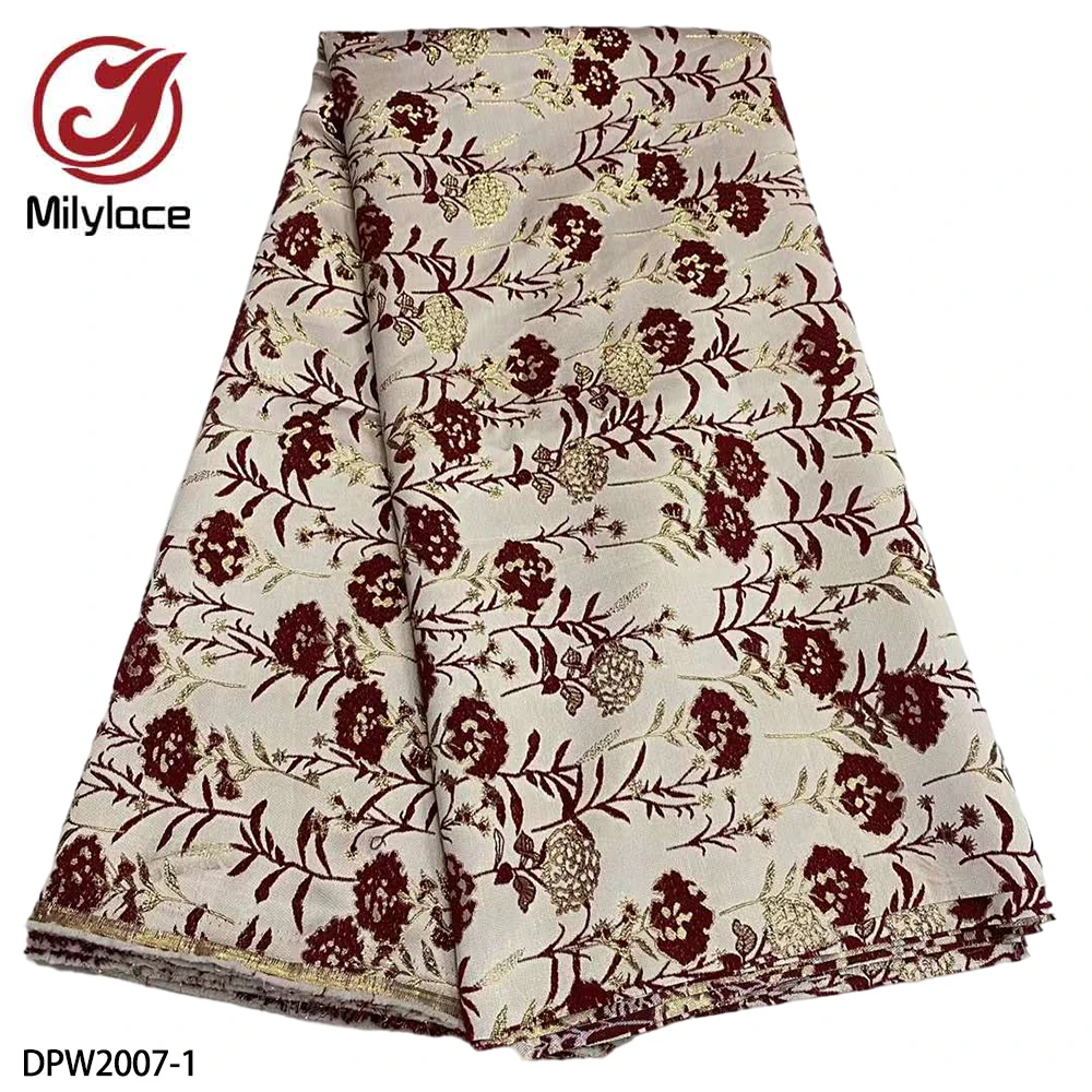 

Hot Sale Nigerian Fabric of High Quality French Tulle Lace Fabric with Embroidered Lace Fabric for Party Dress DPW2007