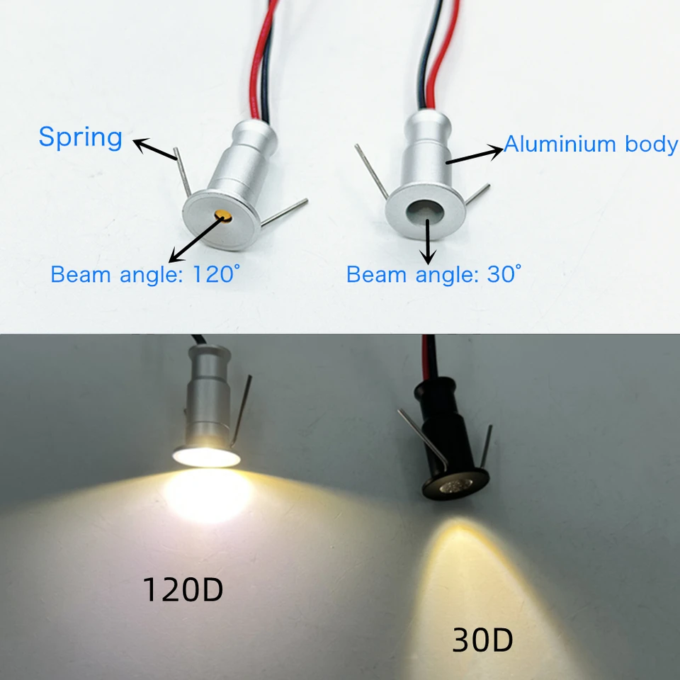 0.5 ワットミニ LED スポットライト天井屋内 10 ミリメートル