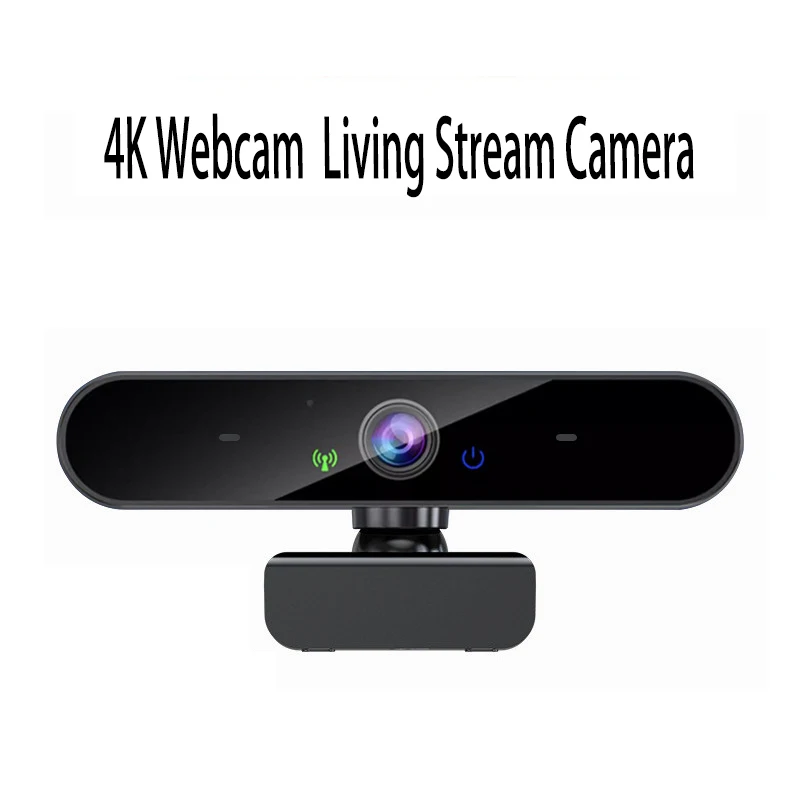 

4K Webcam 1080P 30FPS Autofocus Streaming Web Camera Living Stream Camera With Mics&Privacy Cover for Tiktok/YouTube