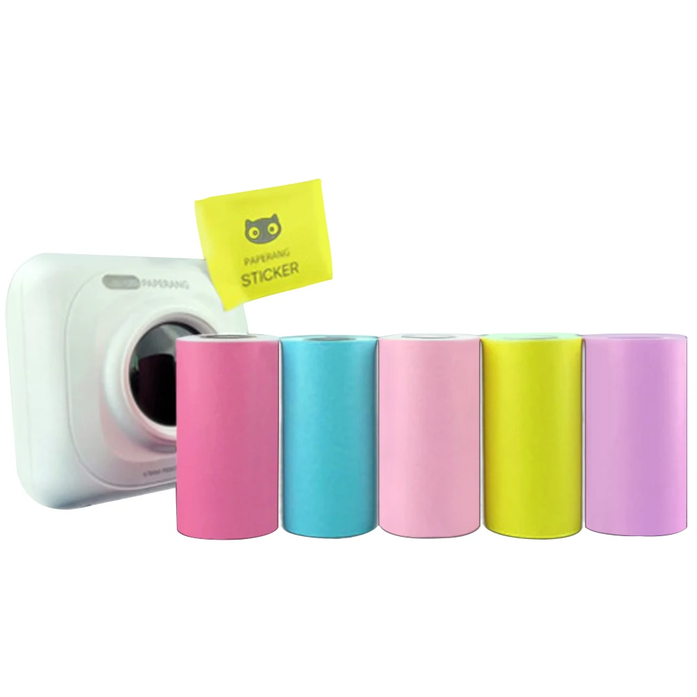 1 롤 57*30mm 감열지 프린터 액세서리 Peripage 프린터 P1/P2 용 인쇄용 용지 카메라 즉석 인쇄 감열지