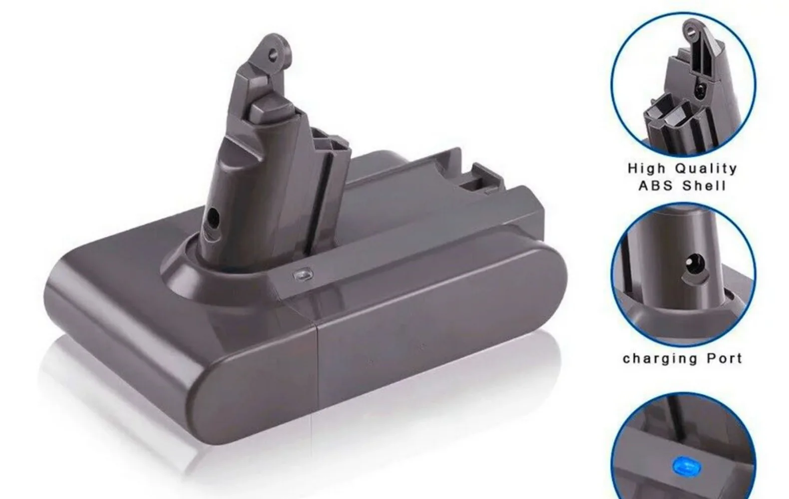 6000mAh for Dyson V6 V7 V8 V10 Handheld Vacuum Cleaners Replacement Lithium Batt