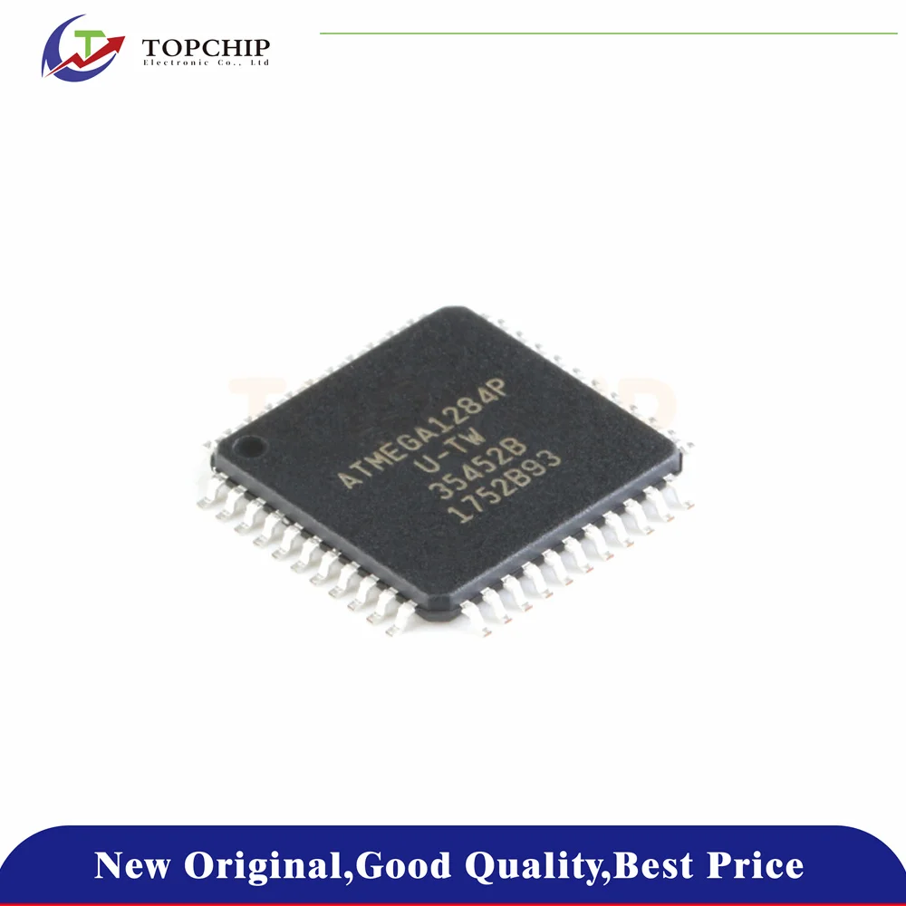 

1Pcs New Original ATMEGA1284P-AU 64KB AVR 16KB 20MHz FLASH 32 TQFP-44(10x10) Microcontroller Units