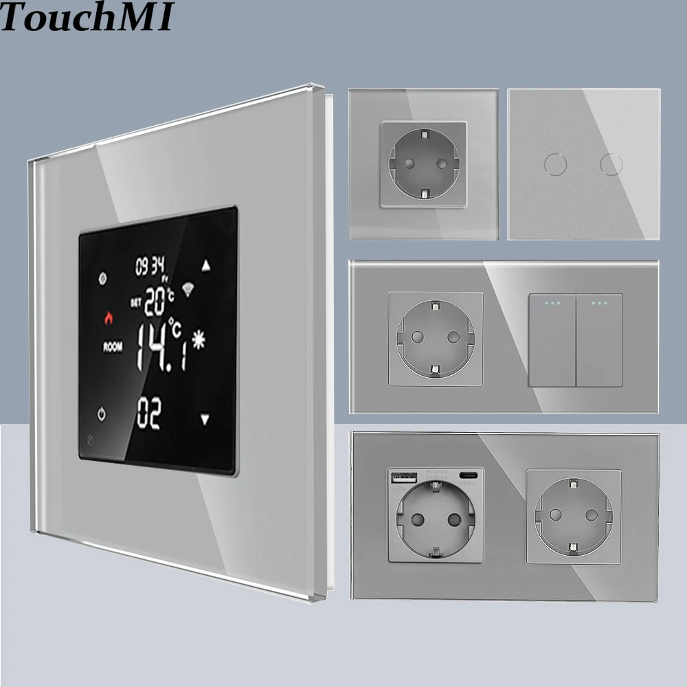 

Tuya WiFi Thermostat for Electric/Water Heating/Gas Water Boiler Smart Home Temperature Controller Works with Alexa Google