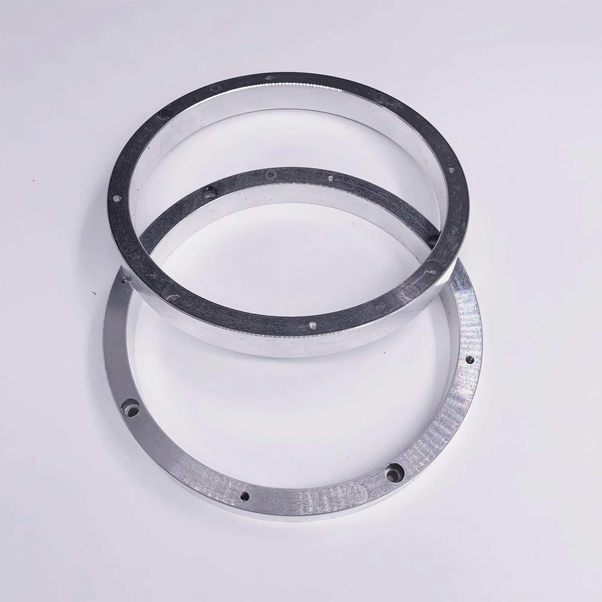 Automobile Horn Fixing Gasket Adapter Universal 6.5-inch Aluminum Modified Audio Anti-slip Gasket Automobile Horn automobile horn gasket