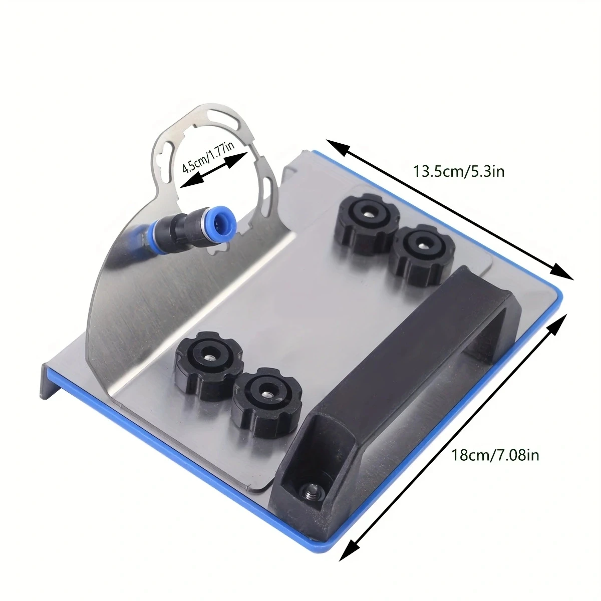 45-Degree Chamfer Tool Stainless Steel For Angle Grinders Durable Ceramic Tile Edge Smoother Fits Most 100 Type Machines