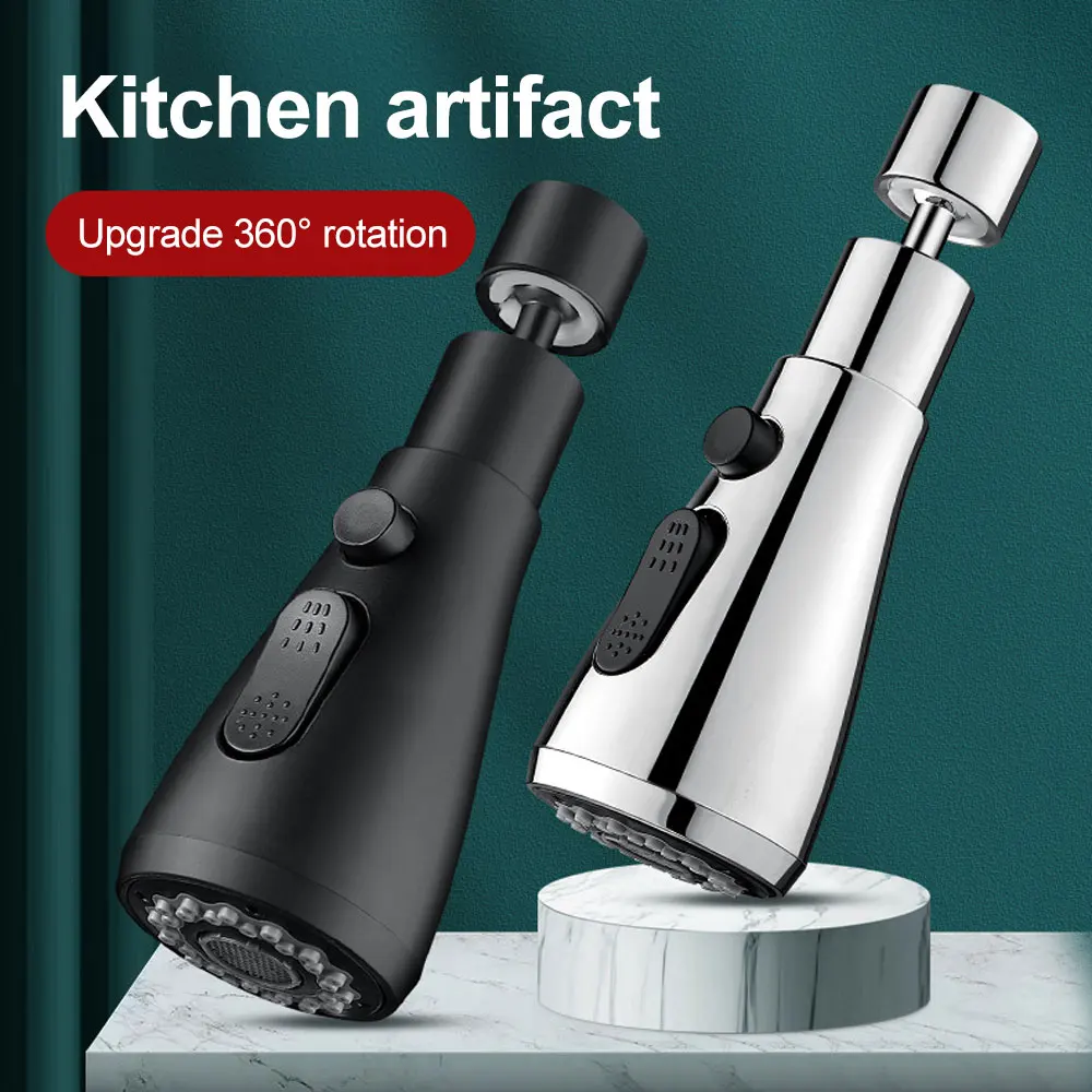 Kitchen Extension Faucet Splash Proof Head Vegetable Basin Universal Extension Faucet Adapter
