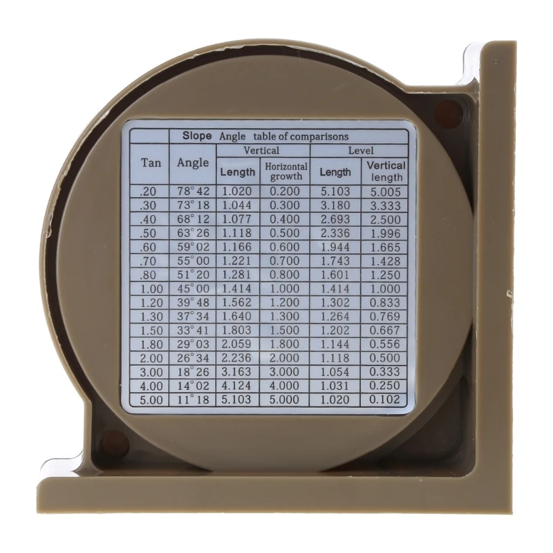 Slope Level Meter for Roof Stair Slope Drainage Angles with Horizontal and Vertical Bubble Portable