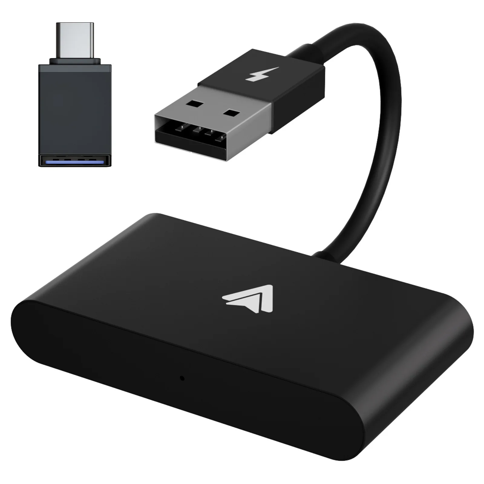 Wireless Android Carplay Dongle Adapter Android Phones Converts Wired Auto to Wireless Direct Plug-in USB/Type-c Adapter