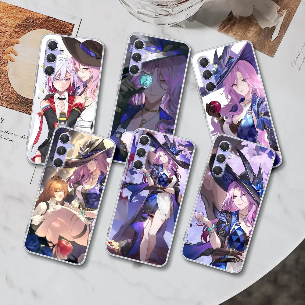 Jade Honkai 스타 레일 케이스, 삼성 갤럭시 A51 A14 A54 A12 A41 A21s A13 A15 A55 A71 A23 A31 A33 A52 A24 A32 TPU 휴대폰 커버 