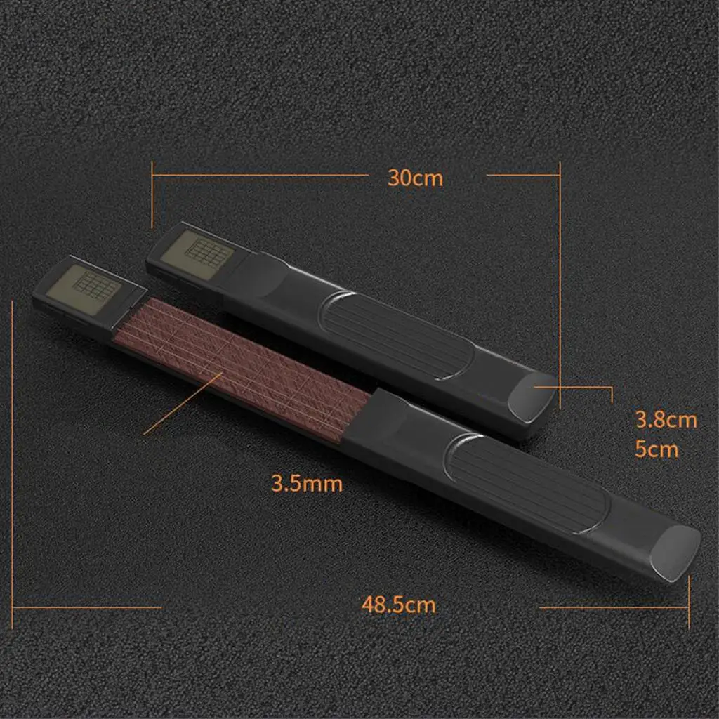 Pocket Guitar, Left Hand Portable 6 String Guitar Trainer Guitar Finger