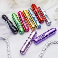 Travel Mini perfume Refillable Atomizer Container Portable Travel Size Scent Pump Case Fragrance Empty Spray Bottle 5ml 1