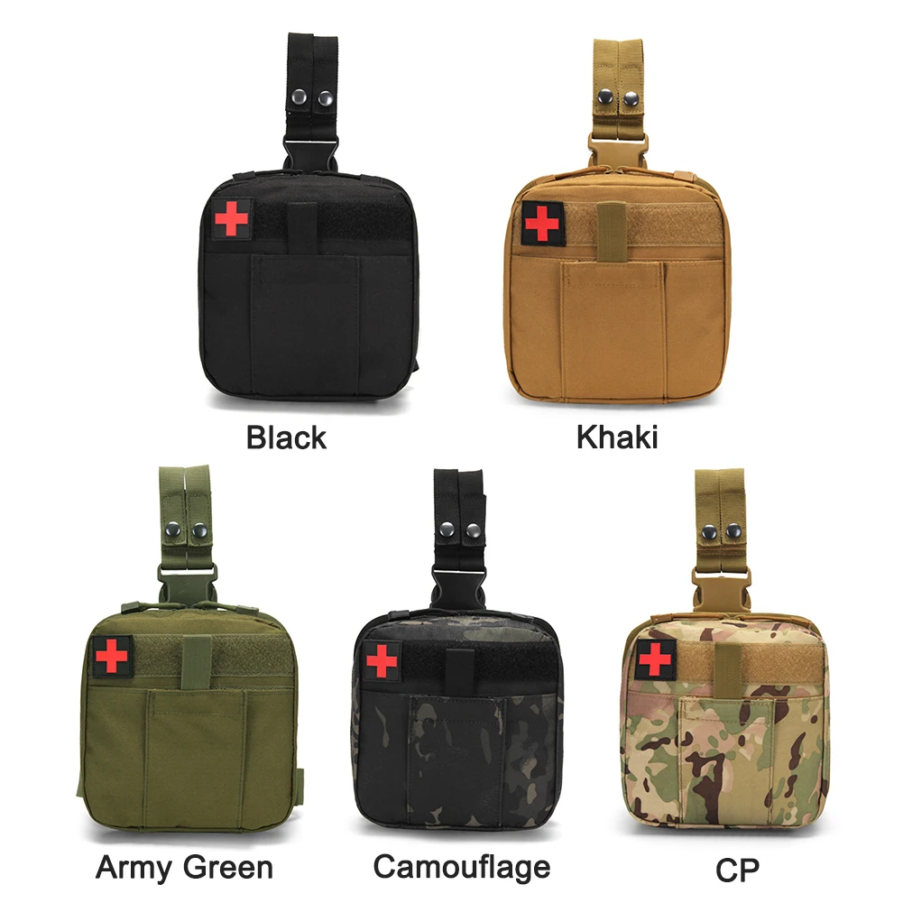 Outdoor Tactical Drop Leg Bag Military Tool Fanny Thigh Pack Hunting Bag Waist Pack Motorcycle Riding Men EDC Molle Waist Packs