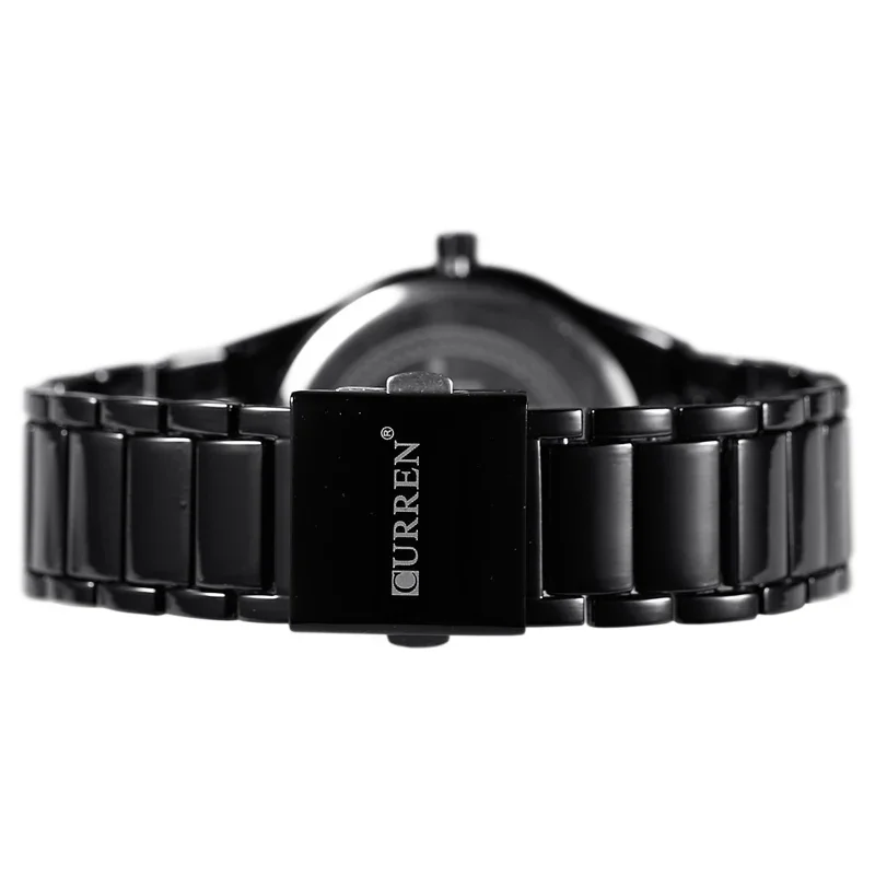CURREN Mens Watches Waterproof Top Brand Luxury Calendar Fashion Male Clock Stainless Steel Sport Military Men Wristwatch 8106 5