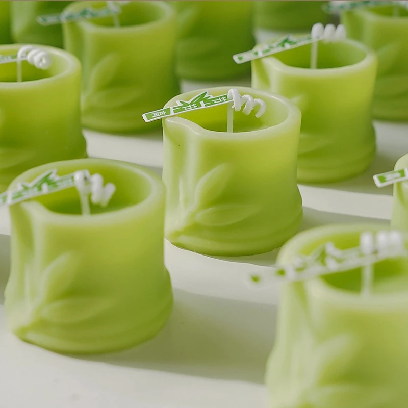 Natural Plant Scented Bamboo Candle