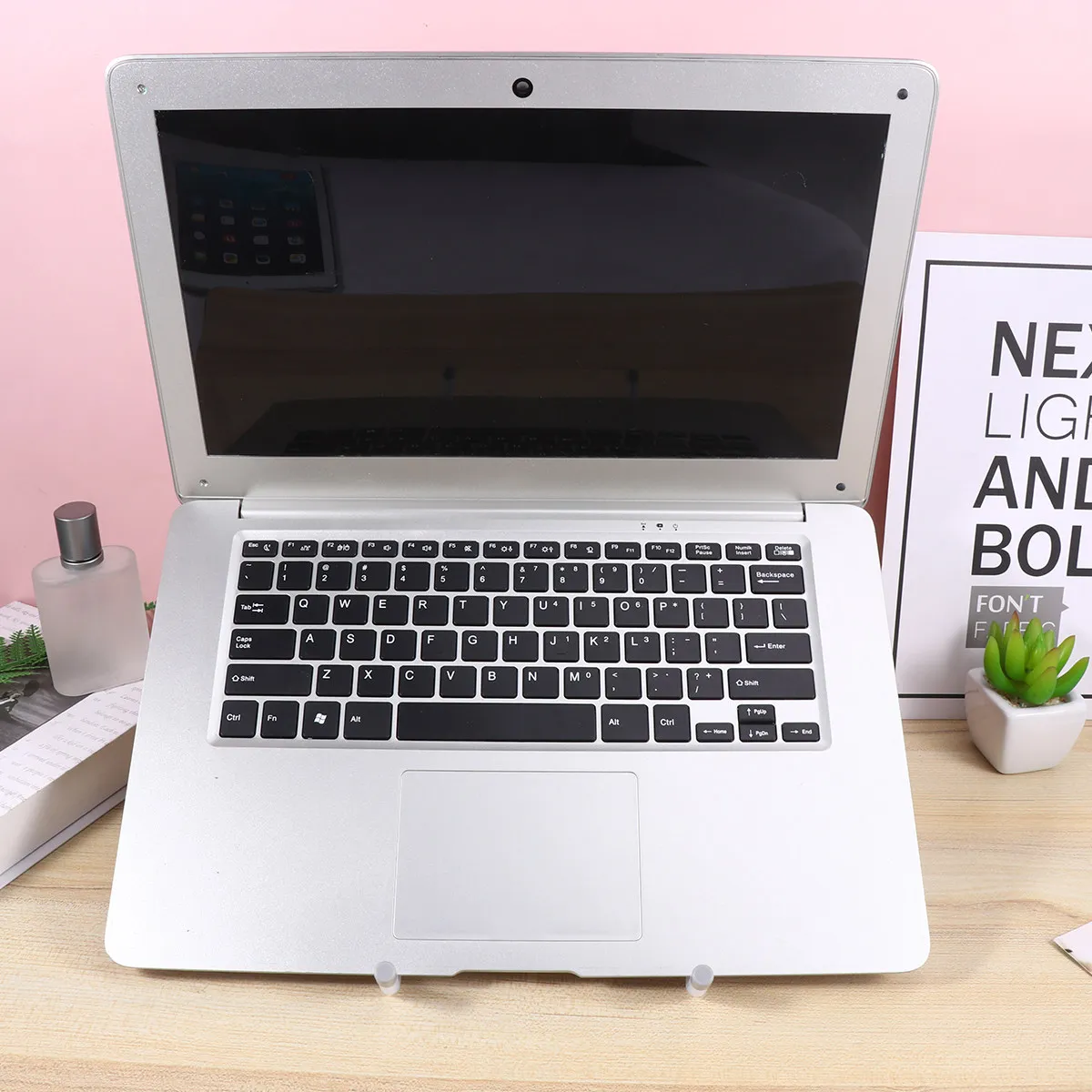 초경량 휴대용 접이식 알루미늄 노트북 스탠드, 게임, 비디오, 업무, 여행, 가정, 사무실용 인체공학적 쿨링 랙