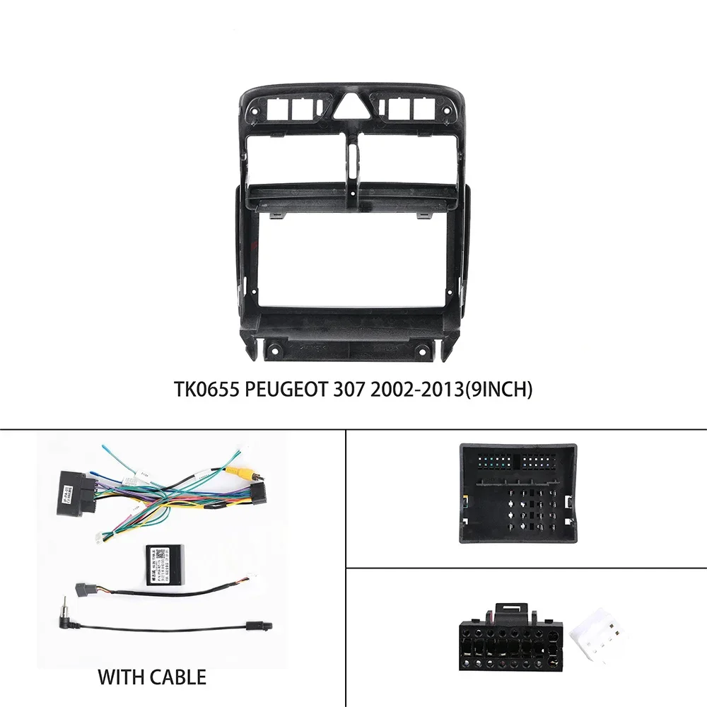 Ǫ 307 TK ڵ , 9 ġ ڵ  DVD MP5 ٸ г ,  ̺ Canbus 