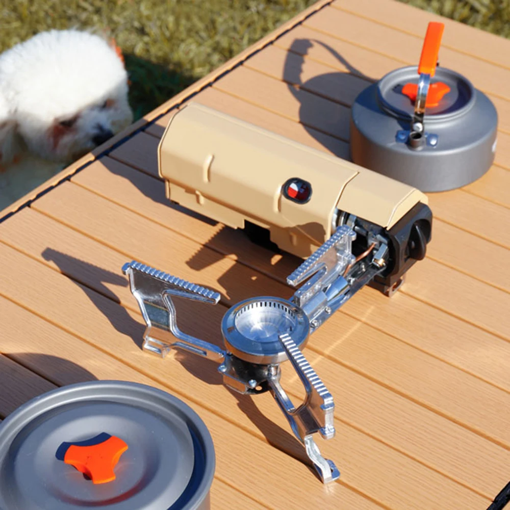 

Camping Butane Stove Portable Foldable Cassette Stove with Carrying Bag for Camping Hiking Backpacking Outdoor Cooking Stove