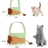 Pet Canvas Shoulder Bag Lion Shaped Dog Carrier Comfortable Cats Carrying Pouch Handbag Puppy Messenger Bag For Outdoor Travel 3