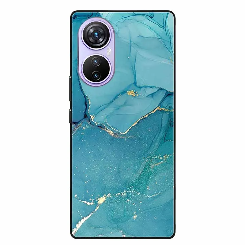 Lovely Marble Print Silicone TPU Phone Case - Soft Back Cover