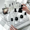 3 Tier Desktop Perfume Shelf PET Cosmetic Organizer Perfume Storage Rack Doll Display Stand Kitchen Seasoning Organizer 2