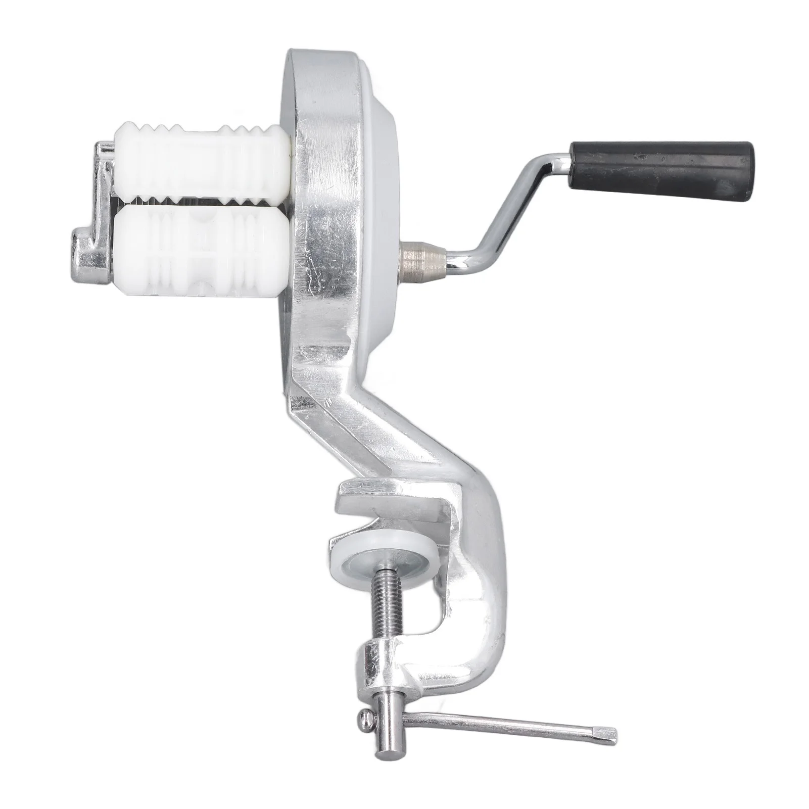 Noodle Press Manual Macaroni Maker Aluminium Alloy Portable Hand Cranking Noodles Pressing Machine for Kitchen Restaurant