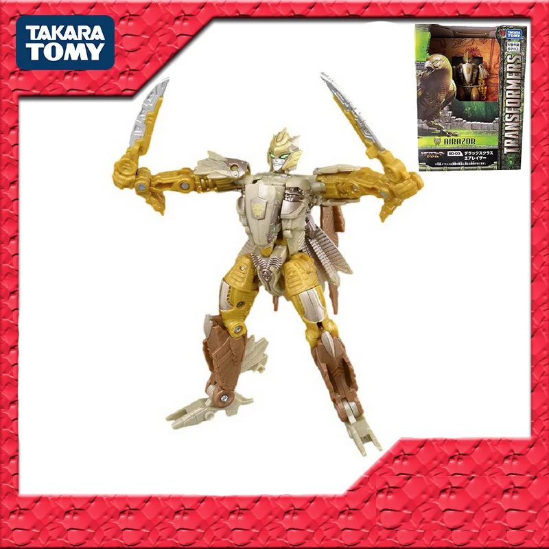 

Оригинальные фигурки героев мультфильма TAKARA TOMY Rise of the Beast Airazor Deluxe из ПВХ, фигурки героев аниме, модели игрушек