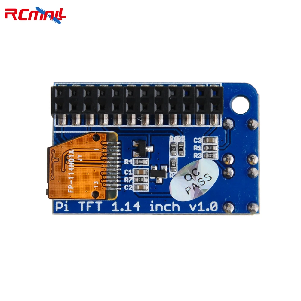미니 PiTFT 1.14인치 LCD 135x240 픽셀 IPS 디스플레이 라즈베리 파이 3.3V SPI ST7789용 풀 컬러 TFT 추가 장치