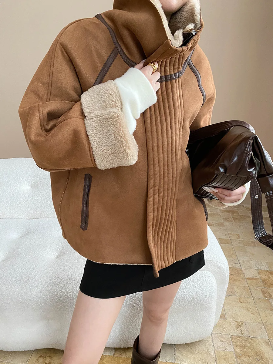 LIMO Faux Jacket Winter Warm Lining Trench Coat Polyester Cotton. Sfa92725179b944c6a62d85c2fcc33986G